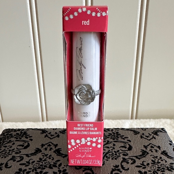 Hard Candy Other - Hard Candy Red Lip Balm with Silver Rose